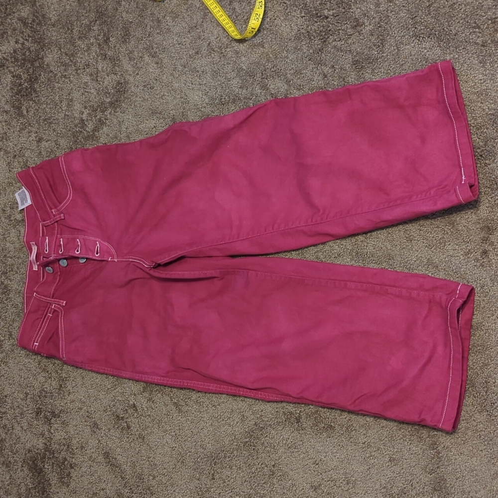 Levi mile high cropped wide leg jean size 28